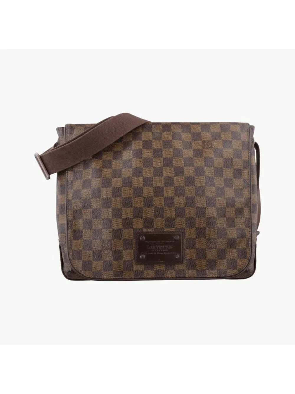 Louis Vuitton Brooklyn MM Ebene Damier Canvas Tote